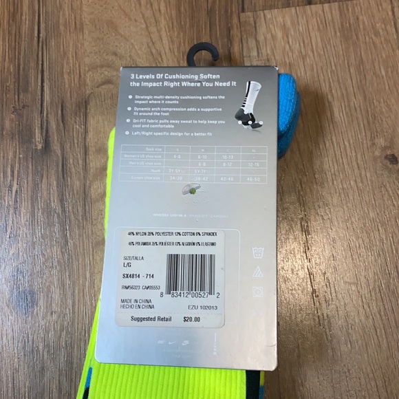 2013 Nike KD hyper elite reflective socks - Picture 3 of 5